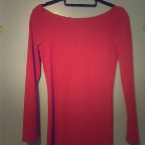 H&M Orange Bodycon Dress