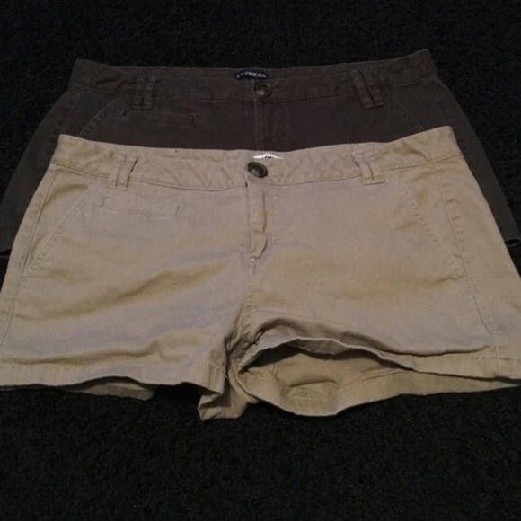 Express Khaki shorts