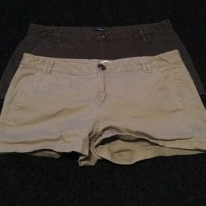 Express Khaki shorts
