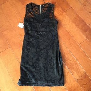 Black lace dress