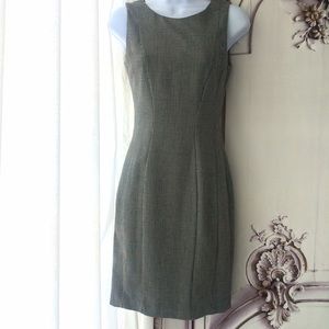 Sharkstooth Pattern Pencil Dress