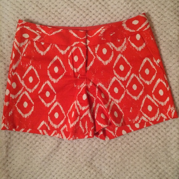 The Limited red ikat printed shorts
