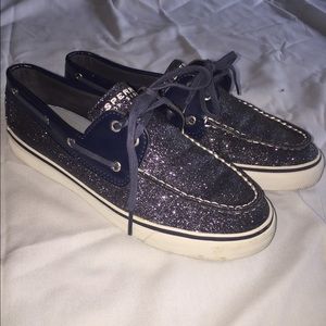 Sperry Top-Sider Boat Shoe, metallic blue Sperry Top-Sider Boat Shoe, metallic blue