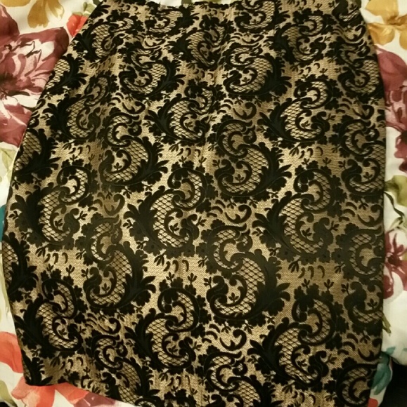 Black and Tan Skirt