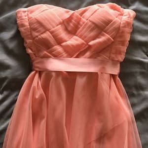 High-to-low Pink Prom Dress
