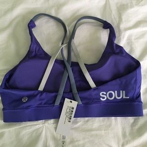Lululemon Soulcycle Energy Bra w/ SOUL