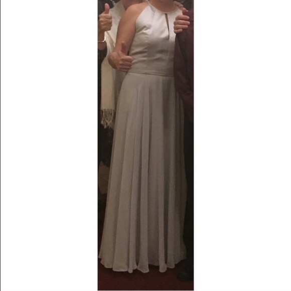 Silver Prom Dress