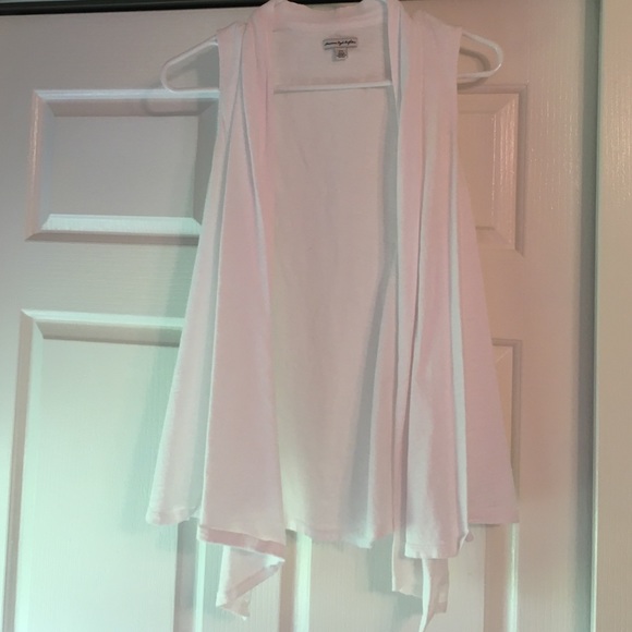 Tank top sleeve cardigan