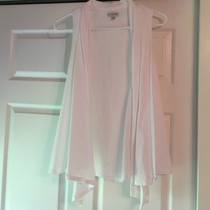 Tank top sleeve cardigan