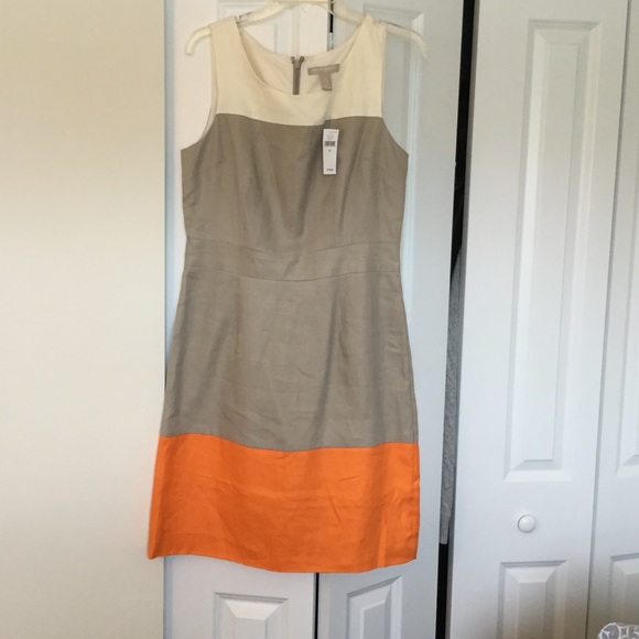 Banana Republic sleeveless linen dress size 10.
