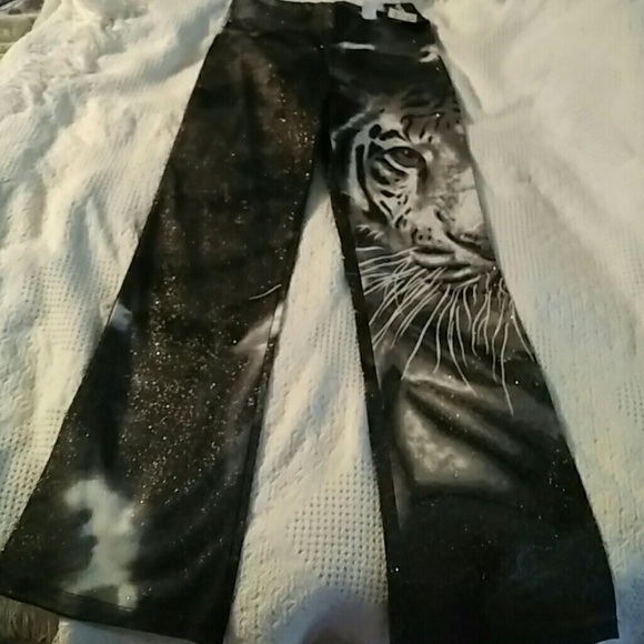 *LAST CALL*Tiger glitter pants. (Rave)