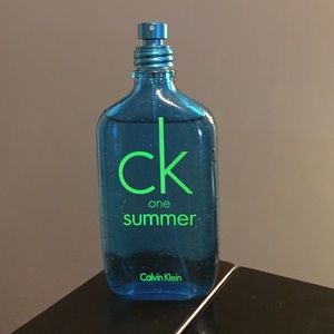 Calvin Klein One Summer Perfume 3.4 fl oz 80% full