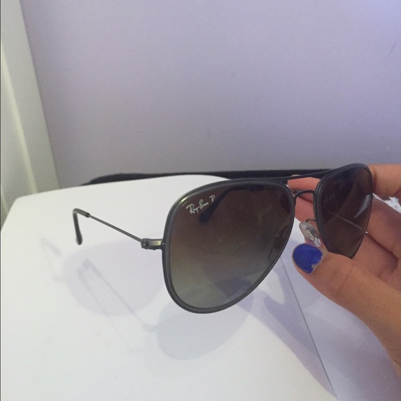 Ray-Ban Accessories - Ray ban polarized aviator flat metal