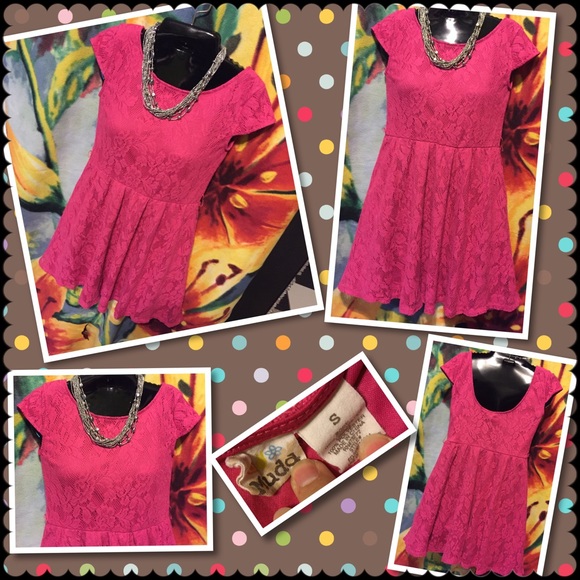 Mudd Dresses & Skirts - Pink Skater Dress ~ Oct29