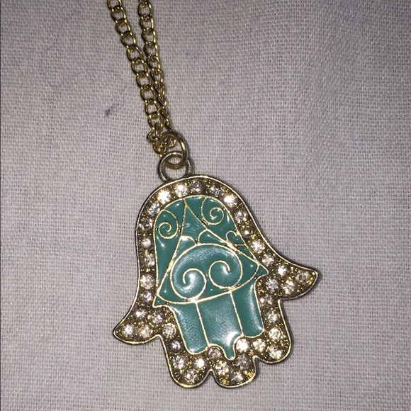 Hamsa Long Necklace