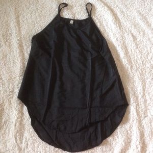 XL Black Chiffon-Like Top