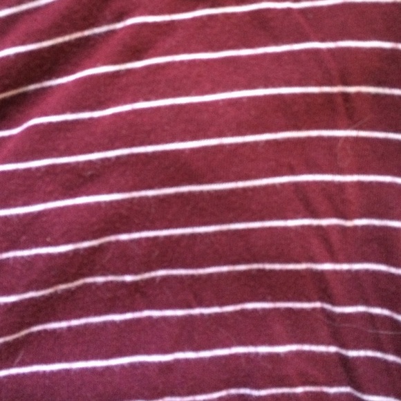 Maroon Striped American Apparel Sweater - Picture 2 of 3