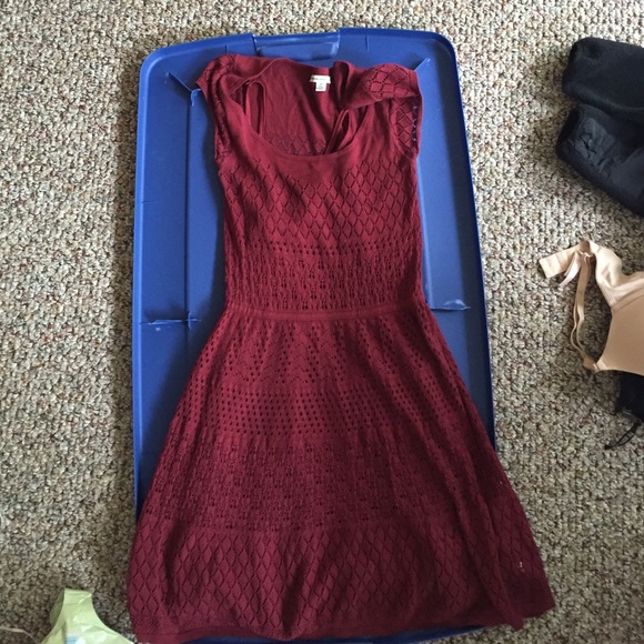 American Eagle Cap Sleeve Sweater Dress