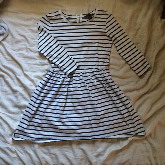 Striped Skater Dress