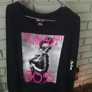 Black On Fire t- shirt.  NWT