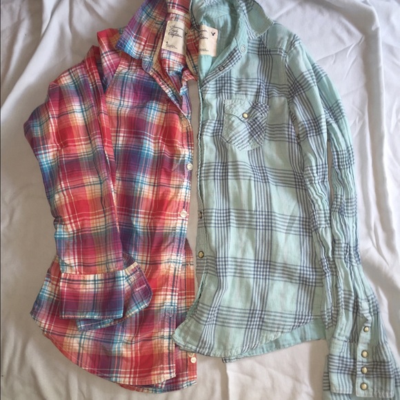 American Eagle Plaid Shirt Bundle!