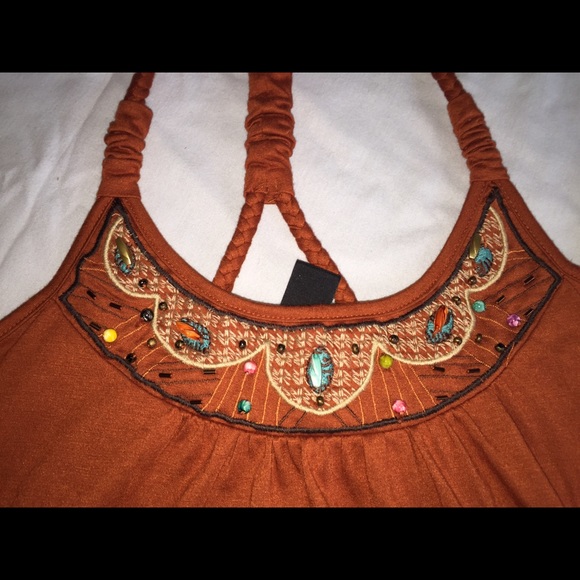 Embellished tank top, never worn