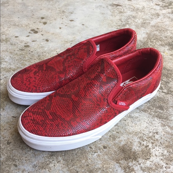 Red Python Vans