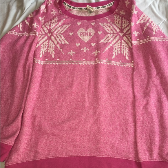 VS Pink Winter Sweater