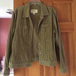 Eddie Bauer corduroy "jean style" jacket