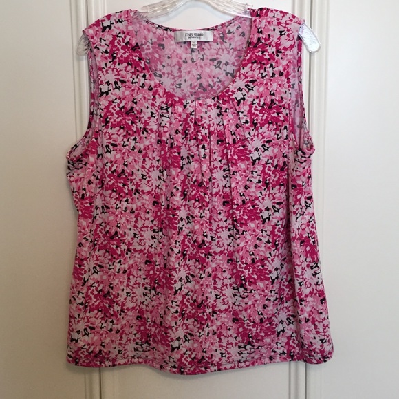 Jones studio floral blouse