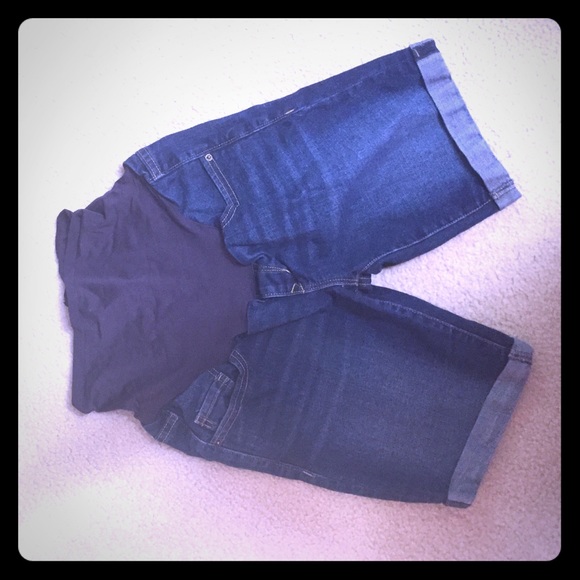 maternity jeans shorts