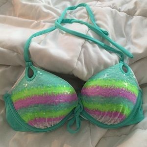 Sequin Victoria's Secret Bikini top