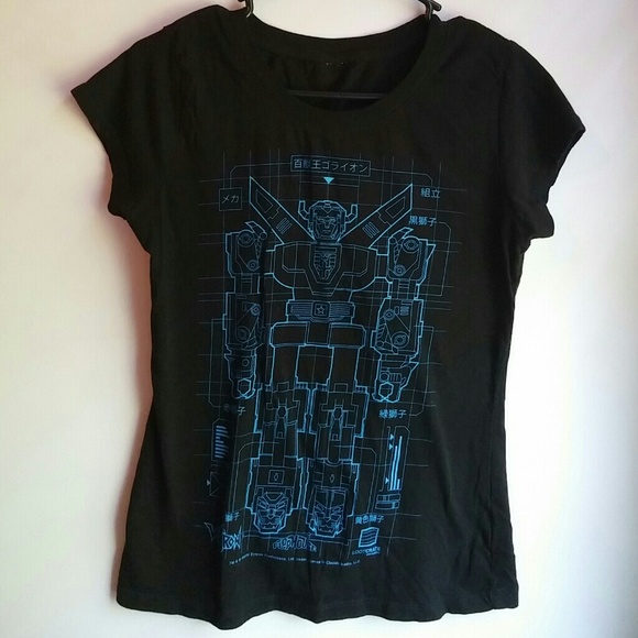 Cartoon Voltron T-shirt