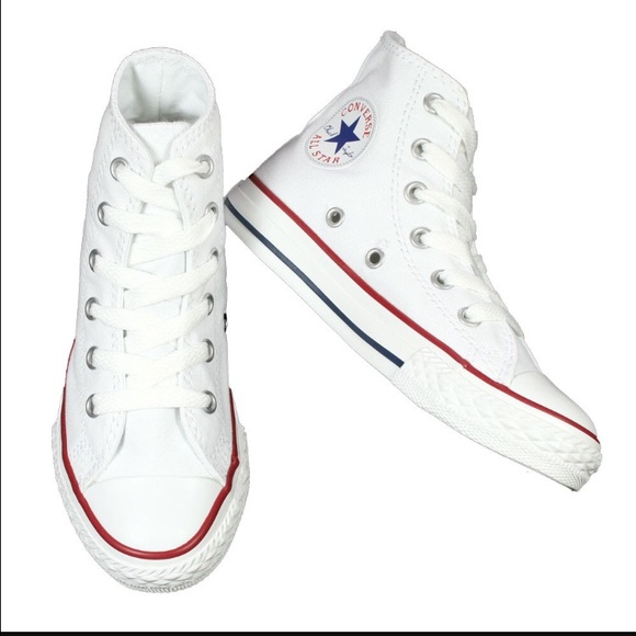 White Chuck Taylor Converse High Tops