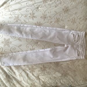 J Brand white skinny jeans