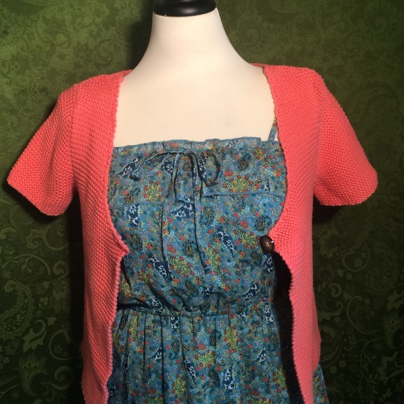 🎁Gifted Blue flowered sundress - Picture 2 of 4