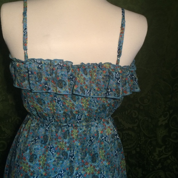 🎁Gifted Blue flowered sundress - Picture 3 of 4