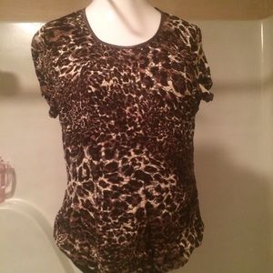 Leopard Print Stretchy Top