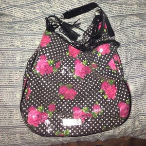 Betsey Johnson rose sequin purse