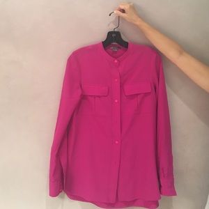 Pink Vince silk blouse