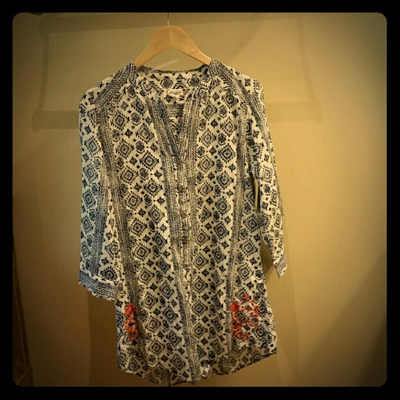 Lucky Brand romper/ Cover up