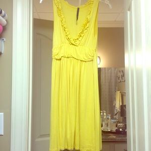 Francesca's yellow dress