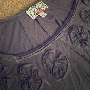 Gray 🌺 Anthropologie Top, L/XL