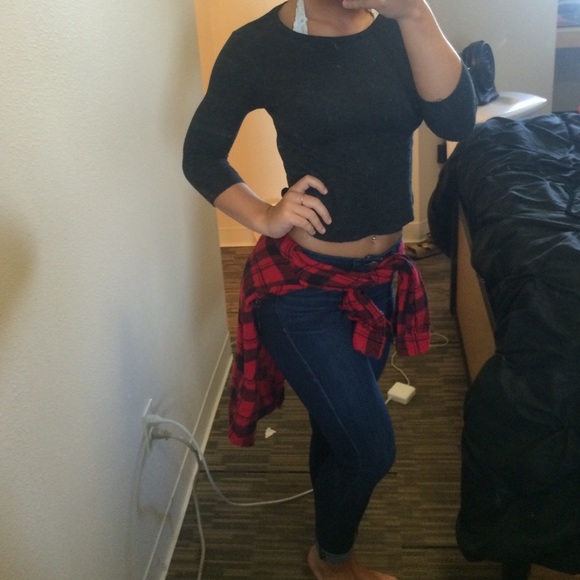 Forever 21 lightweight flannel tunic - Picture 2 of 2