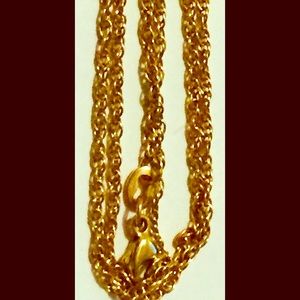 James Avery 18" 14K YG rope necklace 1.8mm wide