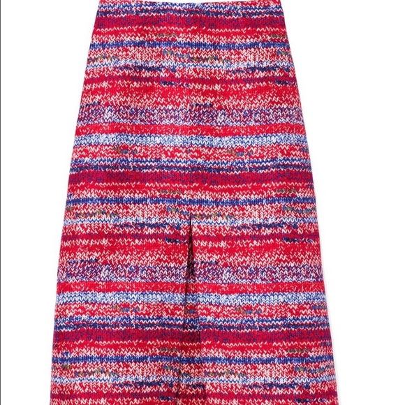 Tory Burch brilliant mouline silk printed skirt