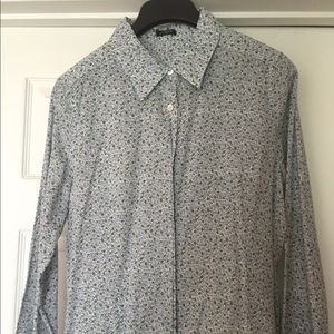 Long sleeve floral button down shirt