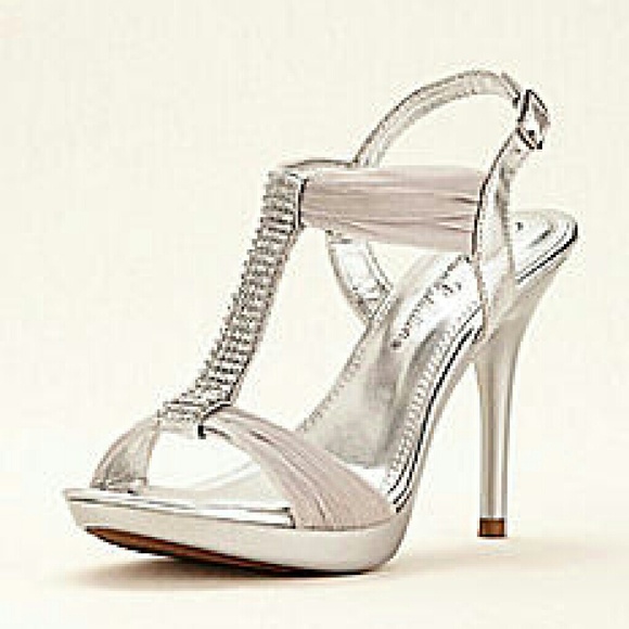 Crystal T-Strap Stiletto