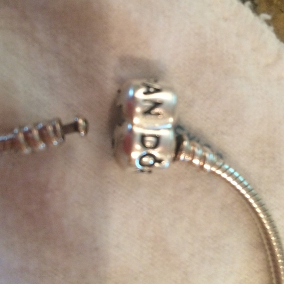 Pandora silver bracelet.  Perfect condition - Picture 2 of 2