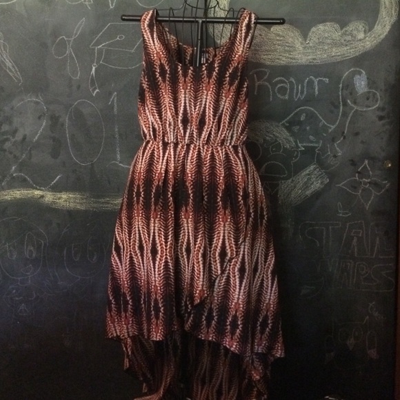 Tribal pattern high low dress - Picture 1 of 3